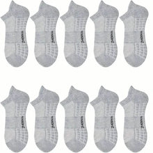 Load image into Gallery viewer, 5-Pairs: Casual Ankle Boat Socks With Towel Bottom