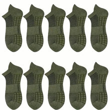 Load image into Gallery viewer, 5-Pairs: Casual Ankle Boat Socks With Towel Bottom
