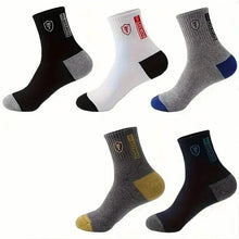 Load image into Gallery viewer, 5-Pairs: Stylish Breathable Warm Crew Socks For Men