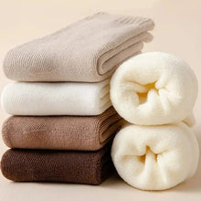 Load image into Gallery viewer, 5-Pairs: Thick Thermal Mixed Color Mid Tube Socks