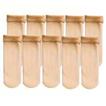 Load image into Gallery viewer, 5-Pairs: Ultra-Soft Plush Lined Thermal Socks - Comfy Mid Tube Socks