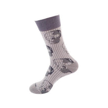 Load image into Gallery viewer, Women's Colorful Cotton Socks Fruits Banana Avocado Lemon Egg Cookie Donuts Food Happy Color Socks