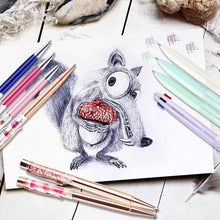 将图片加载到图库查看器,5-Piece: Bling Dynamic Liquid Ballpoint Pens