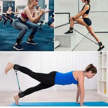将图片加载到图库查看器,5-Piece: Resistance Band Set with Ankle Buckles