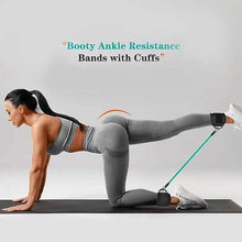 将图片加载到图库查看器,5-Piece: Resistance Band Set with Ankle Buckles