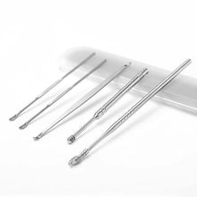将图片加载到图库查看器,5-Piece: Stainless Steel Earpick Set