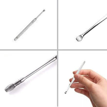 将图片加载到图库查看器,5-Piece: Stainless Steel Earpick Set