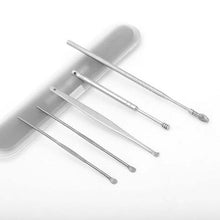 将图片加载到图库查看器,5-Piece: Stainless Steel Earpick Set