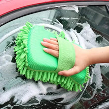 Load image into Gallery viewer, 5-Pieces: Car Wash Mitt Chenille Microfiber Wash Sponge Scratch Free