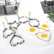 将图片加载到图库查看器,5-Pieces Set: Fried Egg Mold Pancake Rings Shaped