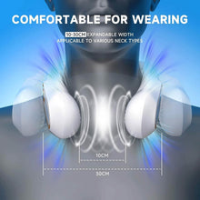Load image into Gallery viewer, 5 Speeds Adjustable USB Rechargeable Battery Powered Personal Neck Fan