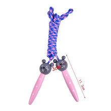 将图片加载到图库查看器,5 Styles Kids Jump Ropes Wood Handle Sport Bodybuilding Fitness Lovely Skipping Ropes Wood Handle Children Adjustable Cotton Skipping Rope With Wooden Handle For Boys And Girls
