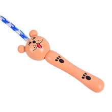 将图片加载到图库查看器,5 Styles Kids Jump Ropes Wood Handle Sport Bodybuilding Fitness Lovely Skipping Ropes Wood Handle Children Adjustable Cotton Skipping Rope With Wooden Handle For Boys And Girls