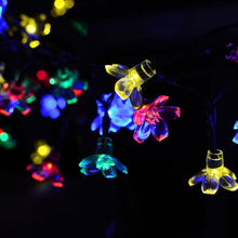 Load image into Gallery viewer, 50 LED Fairy Flower Blossom Solar String Lights