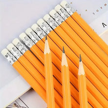 将图片加载到图库查看器,50-Pieces: 3.5" Hexagonal Golf Pencils - HB Yellow, Pre-Sharpened