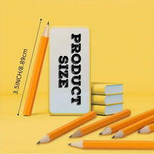 将图片加载到图库查看器,50-Pieces: 3.5" Hexagonal Golf Pencils - HB Yellow, Pre-Sharpened