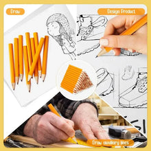 将图片加载到图库查看器,50-Pieces: 3.5" Hexagonal Golf Pencils - HB Yellow, Pre-Sharpened