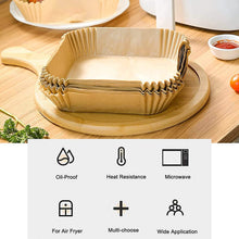 Load image into Gallery viewer, 50-Pieces: Air Fryer Disposable Paper Liners