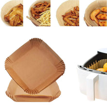 Load image into Gallery viewer, 50-Pieces: Air Fryer Disposable Paper Liners