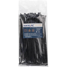Load image into Gallery viewer, 500-Piece: Black Nylon Cable Ties