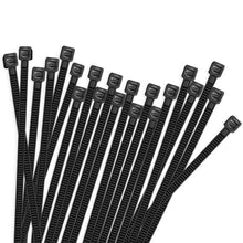 Load image into Gallery viewer, 500-Piece: Black Nylon Cable Ties