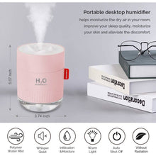 将图片加载到图库查看器,500ml Cool Mist Portable Mini Humidifier