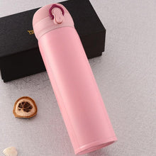 Load image into Gallery viewer, 500ml Stainless Steel Thermos Coffee Mug Water Bottle Portable Vacuum Stainless Steel Bouncing Lid Vacuum Flask Custom Starry Sky Cold Insulation Bottle Business Gift Creative Insulated Water Bottle