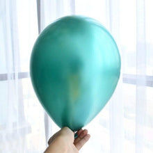 Load image into Gallery viewer, 50/100pcs Metallic Latex 5/10/12 Inch Gold Silver Chrome Birthday Balloons With Accessories For Christmas And Party Decorations Wedding Decorations