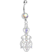 将图片加载到图库查看器,Aurora Gem Elegant Equality Dangle Belly Ring