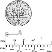 将图片加载到图库查看器,20G Gleaming Infinity Symbol Nose Screw