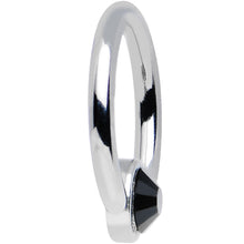 Load image into Gallery viewer, 16G 5/16 Clear Gem Steel BCR Captive Ring 4mm Flat Disc