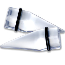 Load image into Gallery viewer, 00G to 1 inch 18 Piece Clear Acrylic Ear Stretching Taper Kit