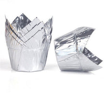 Load image into Gallery viewer, 50pcs Newspaper Style Cupcake Liner Baking Cup For Wedding Party Muffin Cupcake Paper Cup Oilproof Cake Wrapper Cupcake Baking Cups Muffin Baking Liners Holders Cupcake Wrapper Brown White Bright Nature Color