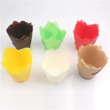 Load image into Gallery viewer, 50pcs Newspaper Style Cupcake Liner Baking Cup For Wedding Party Muffin Cupcake Paper Cup Oilproof Cake Wrapper Cupcake Baking Cups Muffin Baking Liners Holders Cupcake Wrapper Brown White Bright Nature Color