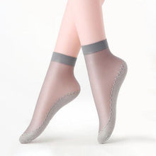 Load image into Gallery viewer, 5/10 Pairs New Summer Velvet Silk Women Socks Pack Cotton Bottom Soft Fashion Ultrathin Breathable Transparent Socks Set