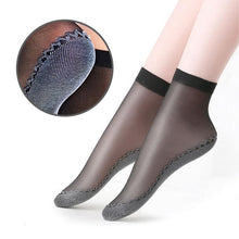 Load image into Gallery viewer, 5/10 Pairs New Summer Velvet Silk Women Socks Pack Cotton Bottom Soft Fashion Ultrathin Breathable Transparent Socks Set