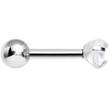 Load image into Gallery viewer, 3mm Clear Cubic Zirconia Round Tragus Cartilage Earring