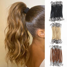 将图片加载到图库查看器,5/10pcs Ponytail Rubber Elastic Hook Hair Bands For Women Gum Hooks Hair Accessories Hair Ties Styling Tools Holder Bungee Bands Gorgeous Hair Accessories For Women