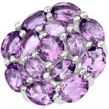 将图片加载到图库查看器,9.28 Carat Genuine Amethyst .925 Sterling Silver Ring