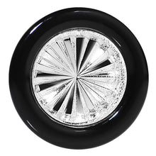 Load image into Gallery viewer, Black Acrylic Silver Flashy Tire Rim Saddle Plug 2G to 20mm