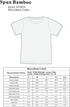 Load image into Gallery viewer, Men's Bamboo Viscose/Organic Cotton Short Sleeve Contrast Stitch T-Shirt
