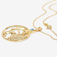 Load image into Gallery viewer, 0.32 Carat Genuine Blue Topaz .925 Sterling Silver Pendant