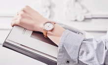 Load image into Gallery viewer, Stylish Womens Elegant With Double Zircon And Two Chronometer Day And Date Luxury Watch