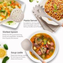 Load image into Gallery viewer, Silicone Cooking Utensils Set 8 Piece with Holder