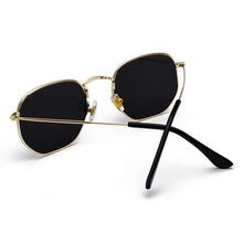 Load image into Gallery viewer, Unisex Woman and Man Vintage Retro and Modern Sunglasses Square Metal Frame Sunglasses Pilot Mirror Classic With UV400 Protection