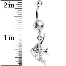 将图片加载到图库查看器,Aurora Gem Coral Reef Tropical Fish Dangle Belly Ring