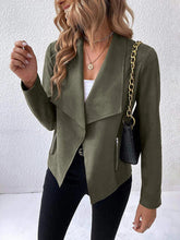 Load image into Gallery viewer, Classic Minimalist Collared Long Sleeve Jacket for Women β Minimalist & Lightweight Everyday Outerwear