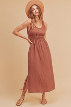 将图片加载到图库查看器,Side Slit Round Neck Sleeveless Tank Dress For Women Versatile, Comfortable & Easy to Style for Any Occasion