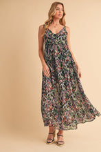 将图片加载到图库查看器,Printed V-Neck Frill Tiered Cami Comfortable Dress For Women – Playful, Feminine & Fun for Summer Days