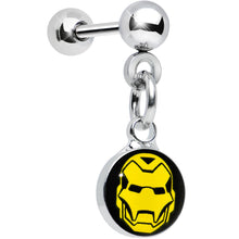 Load image into Gallery viewer, Licensed Iron Man Stainless Steel Dangle Cartilage Earring